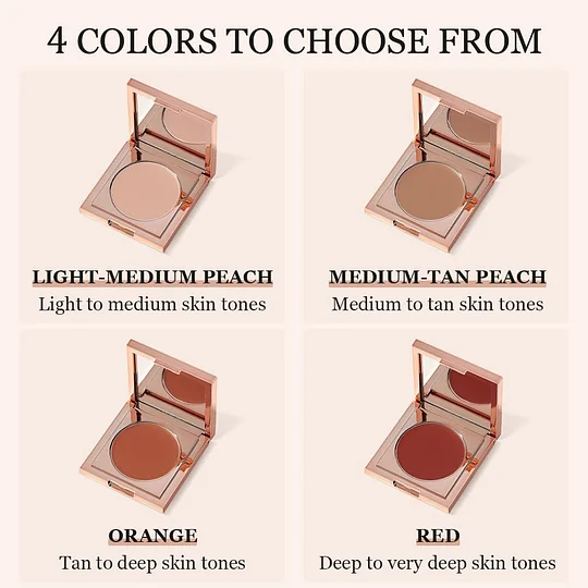 🌟Final 3 Hours: 60% OFF  colored clay CC undereye corrector with Brush