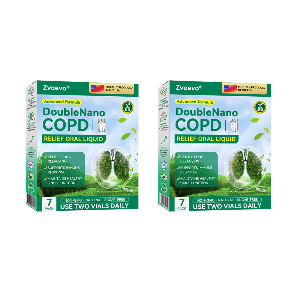 🌿FDA Approved|Zvoevo® DoubleNano COPD Relief 𝑶𝒓𝒂𝒍 𝑳𝒊𝒒𝒖𝒊𝒅 (💝 Cough, wheezing, shortness of breath, sputum, stuffy nose, bronchitis, bronchitis, allergy symptoms, lung discomfort🫁)