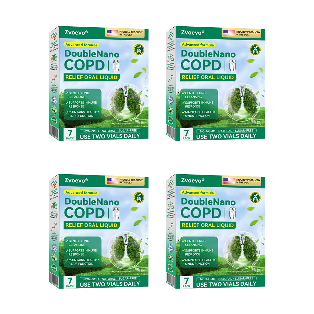 🌿FDA Approved|Zvoevo® DoubleNano COPD Relief 𝑶𝒓𝒂𝒍 𝑳𝒊𝒒𝒖𝒊𝒅 (💝 Cough, wheezing, shortness of breath, sputum, stuffy nose, bronchitis, bronchitis, allergy symptoms, lung discomfort🫁)