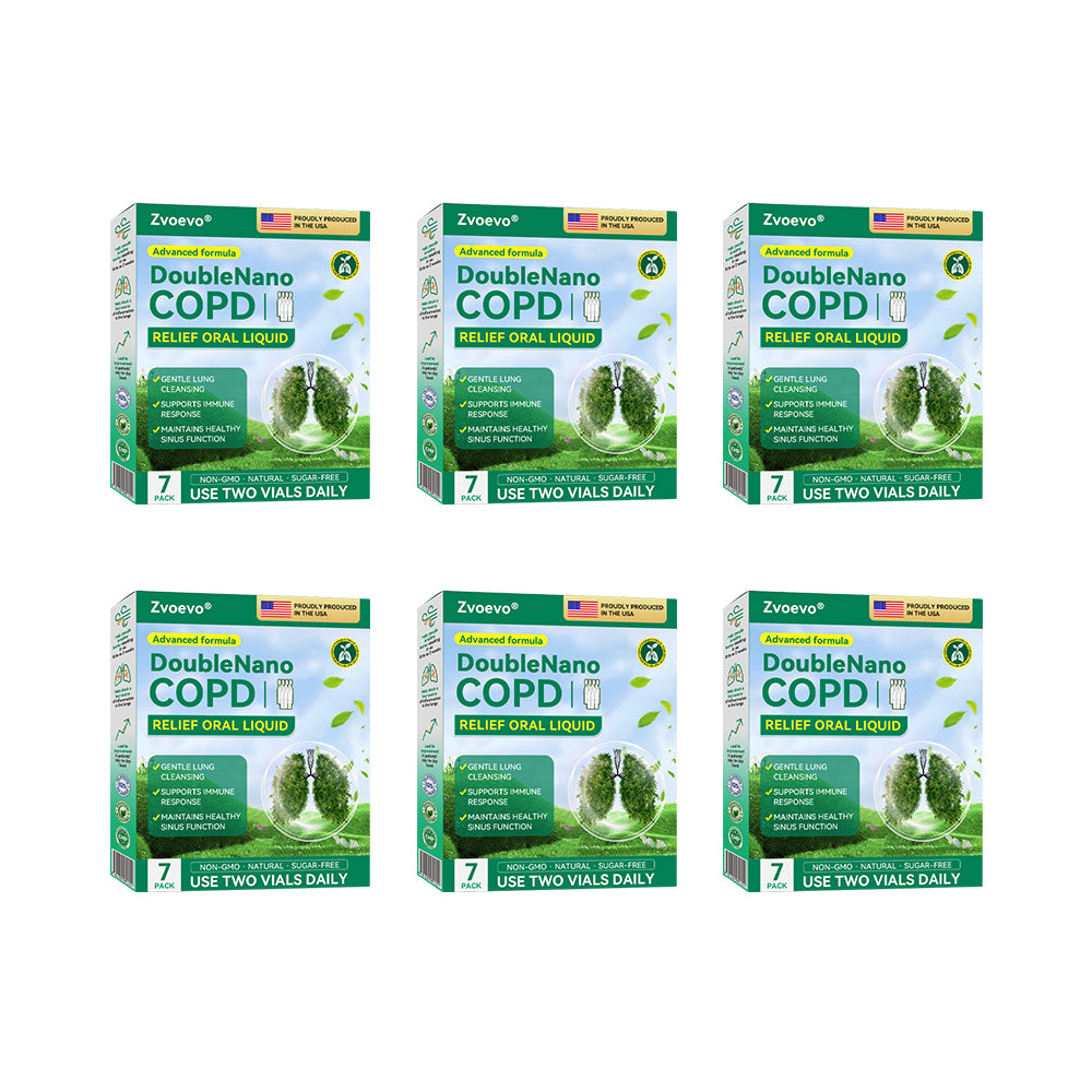 🌿FDA Approved|Zvoevo® DoubleNano COPD Relief 𝑶𝒓𝒂𝒍 𝑳𝒊𝒒𝒖𝒊𝒅 (💝 Cough, wheezing, shortness of breath, sputum, stuffy nose, bronchitis, bronchitis, allergy symptoms, lung discomfort🫁)