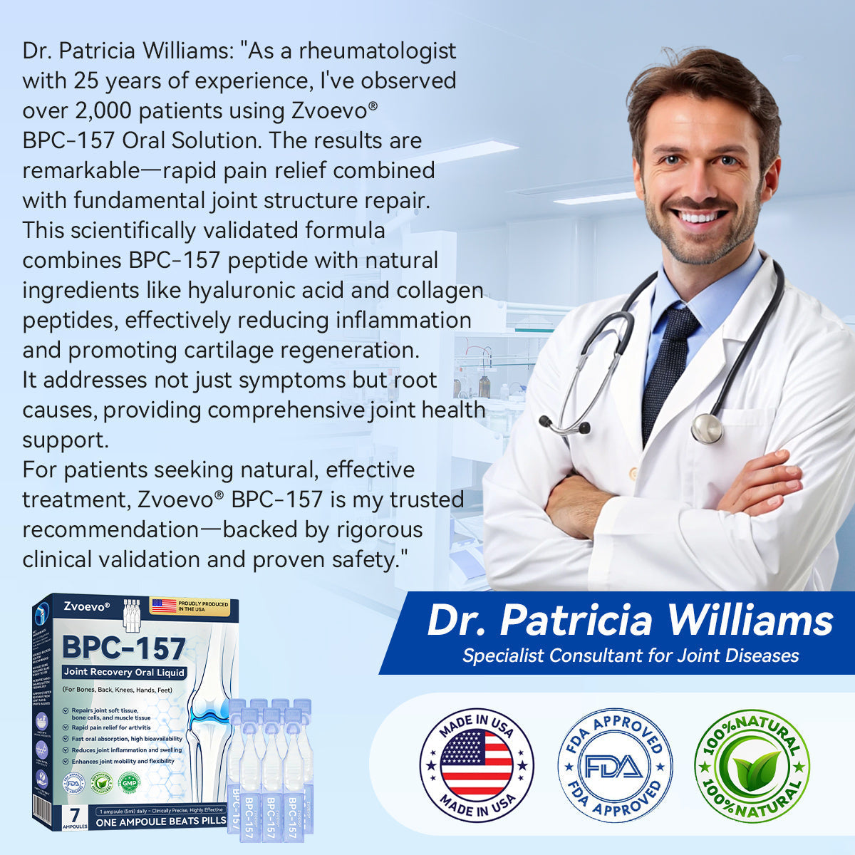 ✅🏆𝒁𝐯𝐨𝐞𝐯𝐨® BPC-157 Stabilized-Peptide Joint Recovery Oral Liquid - ✅Clinically Co-Developed with U.S. Peptide Research Alliance (USPRA)