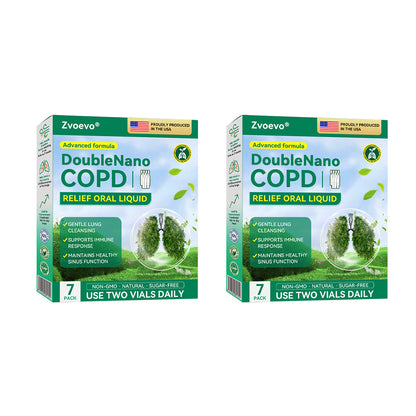 🌿FDA Approved|Zvoevo® DoubleNano COPD Relief 𝑶𝒓𝒂𝒍 𝑳𝒊𝒒𝒖𝒊𝒅 (💝 Cough, wheezing, shortness of breath, sputum, stuffy nose, bronchitis, bronchitis, allergy symptoms, lung discomfort🫁)