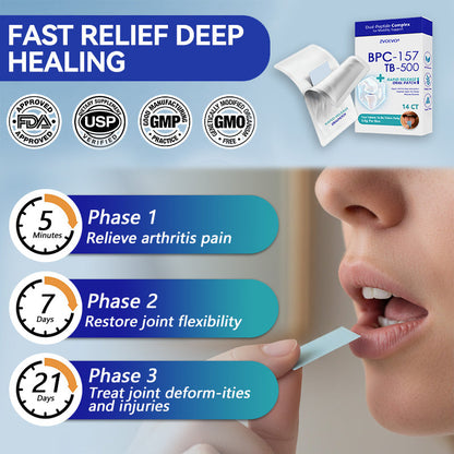 𝒁𝐯𝐨𝐞𝐯𝐨® BPC-157 + TB-500 Rapid-Release Oral Patch 🦴 Fast-Acting Pain Relief for Arthritis, Nerves & Sports Injuries