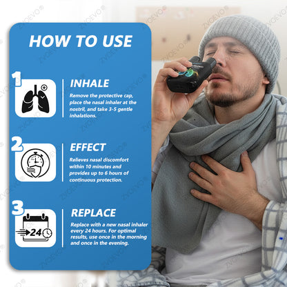 🌿🌿FDA Approved|Zvoevo® DoubleNano COPD Relief Inhaler (💝 Cough, wheezing, shortness of breath, sputum, stuffy nose, bronchitis, bronchitis, allergy symptoms, lung discomfort🫁)